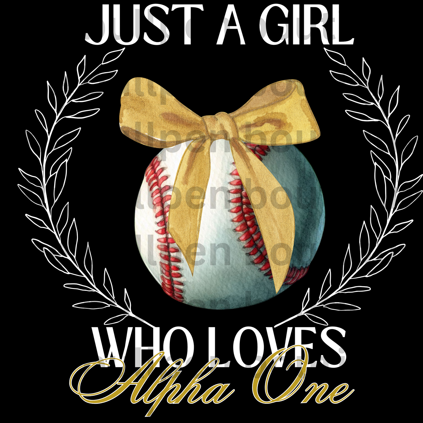Just a Girl Who Loves Alpha One T-Shirt