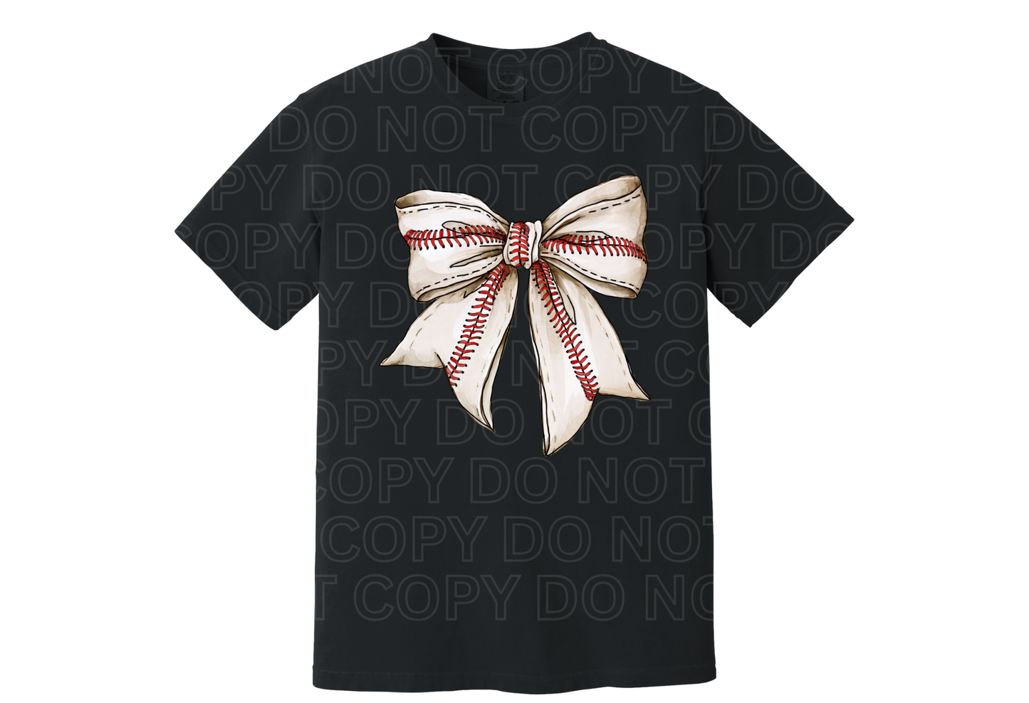 Coquette Baseball Bow T-Shirt