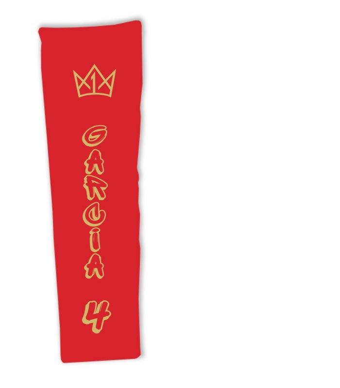Red and Gold Compression Sleeve
