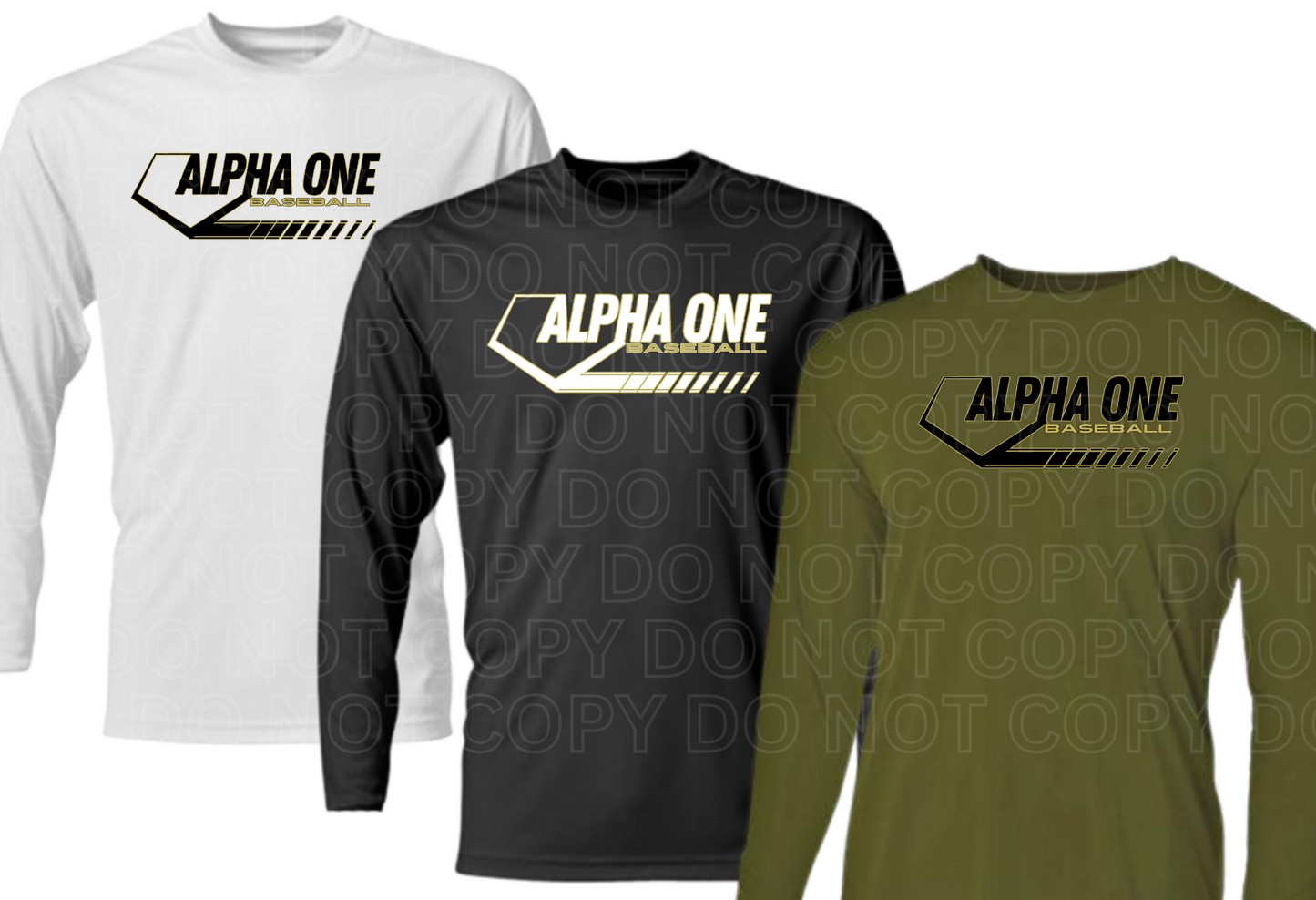 Alpha One Home Plate Performance Long Sleeve T-Shirt