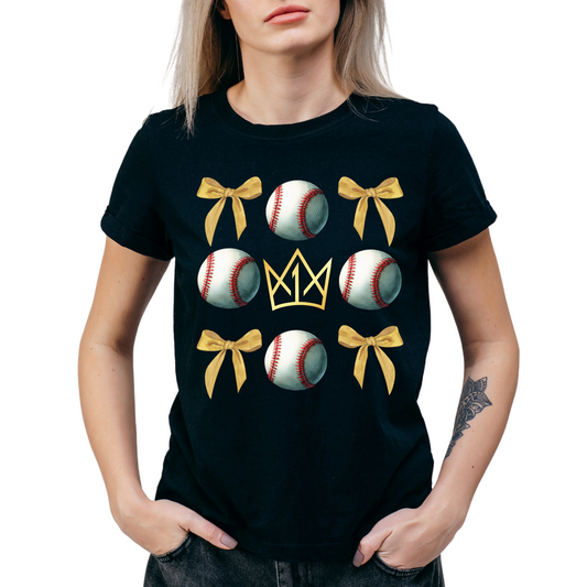 Vintage Bow Baseball Alpha One T-Shirt