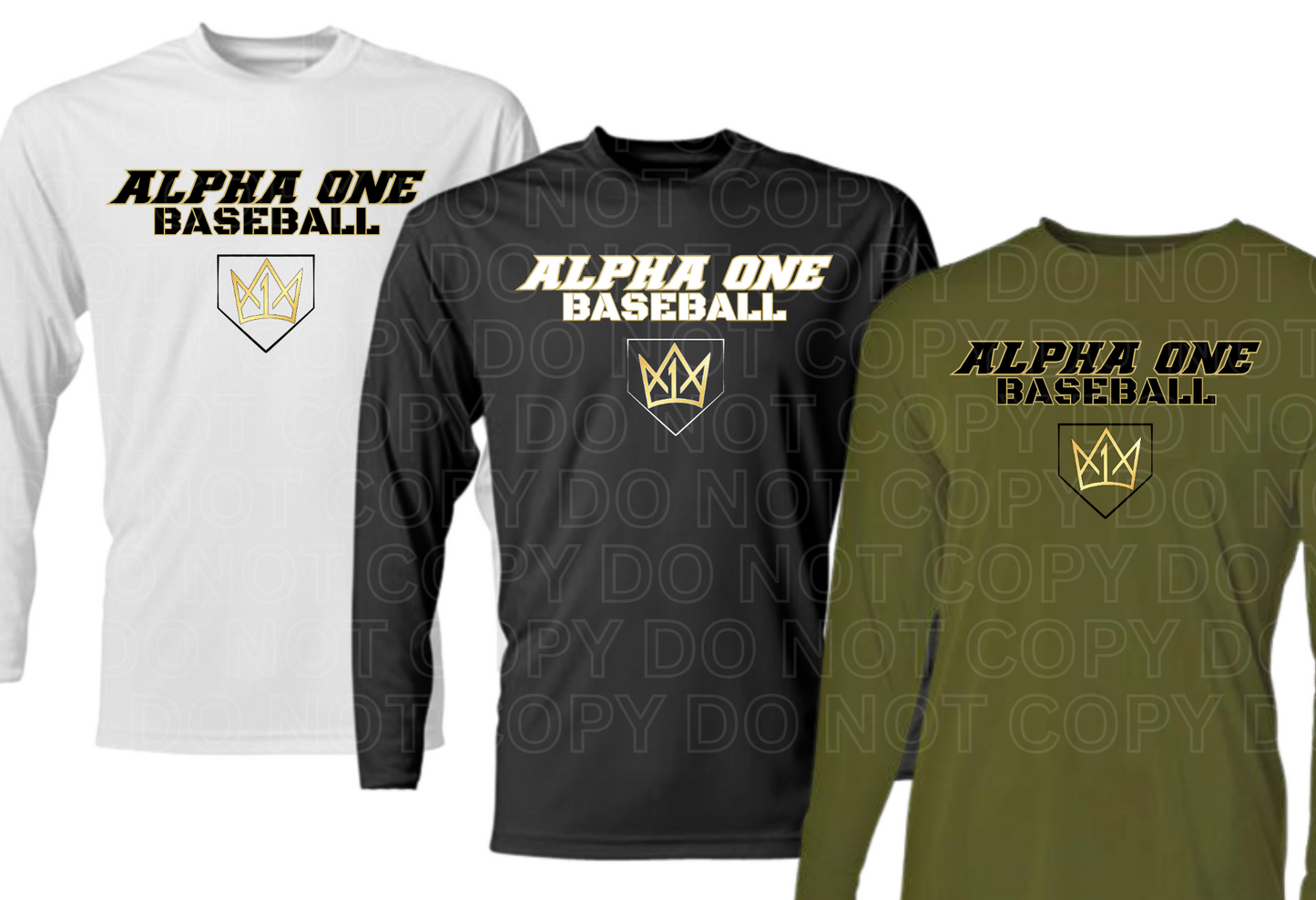 Alpha One Crown Performance Long Sleeve T-Shirt